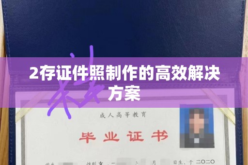 深圳2存证件照制作的高效解决方案