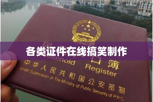深圳各类证件在线搞笑制作
