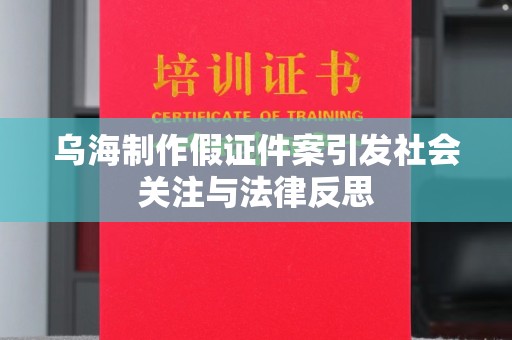深圳乌海制作假证件案引发社会关注与法律反思